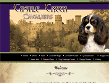 Tablet Screenshot of castlecreekcavaliers.com